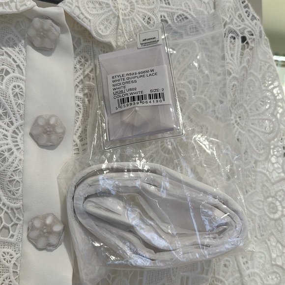 Self-Portrait White Lace Dress - Picture 6 of 6